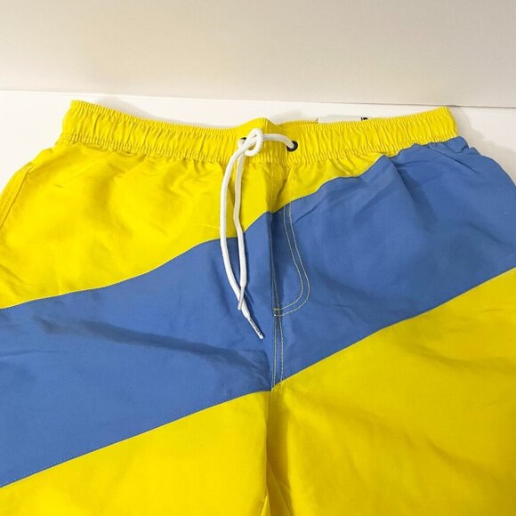 Tommy Hilfiger Yellow Swim Trunks Mens Size Medium - Picture 5 of 15